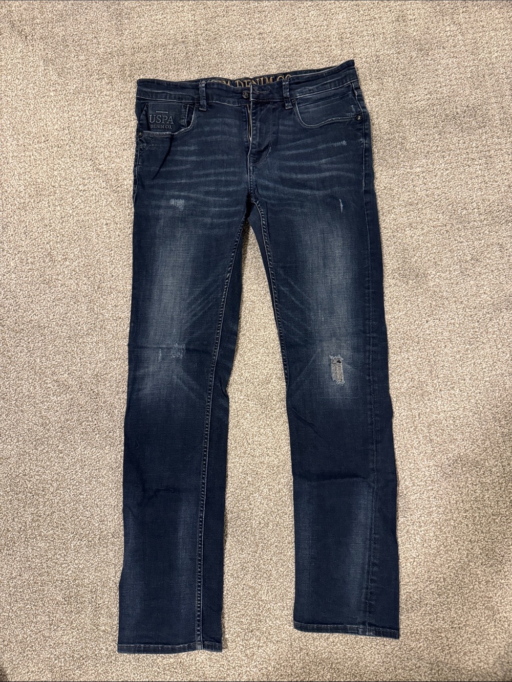U.S. Polo Assn. Women's Dark Indigo Straight Leg Jeans